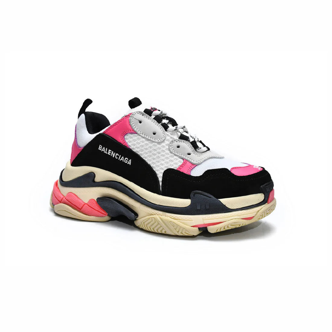 Balenciaga Triple S "Black-White-Pink"