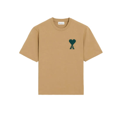 Ami Paris T-Shirt "Beige-Green"