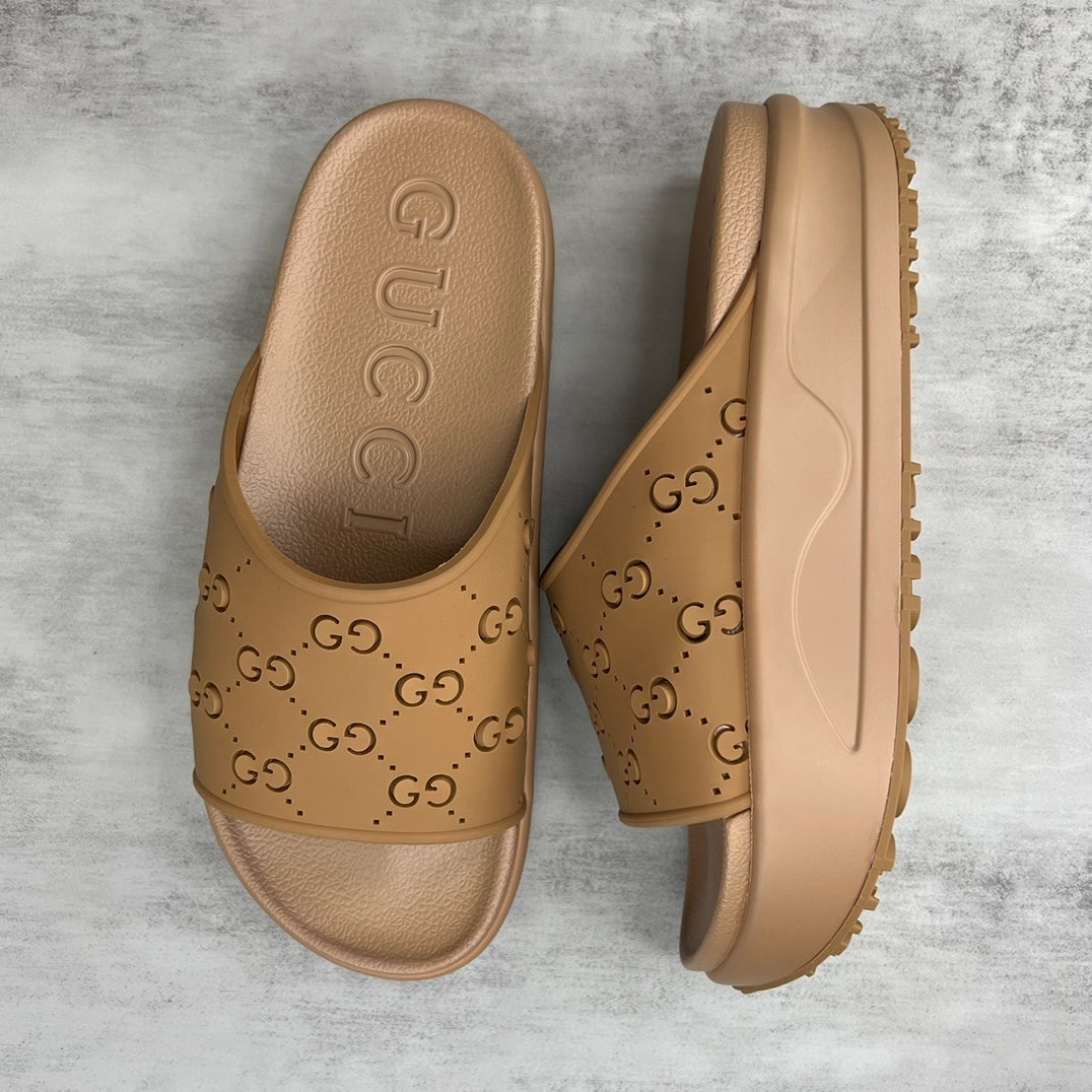 Gucci Slides "Brown"