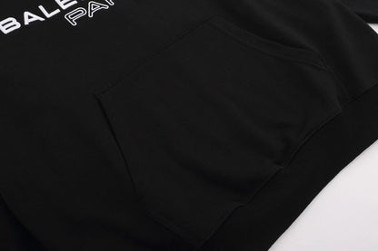 Balenciaga Paris Laurel Hoodie "Black"