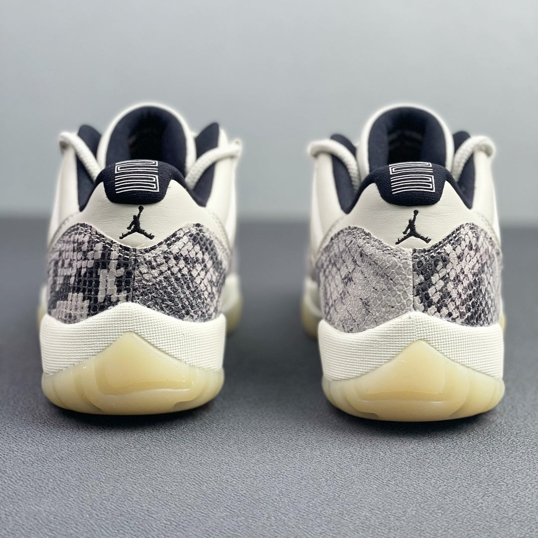 Air Jordan 11 Retro Low "Light Bone Snakeskin"