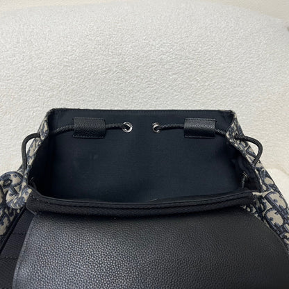 Dior Oblique Jacquard Saddle Backpack