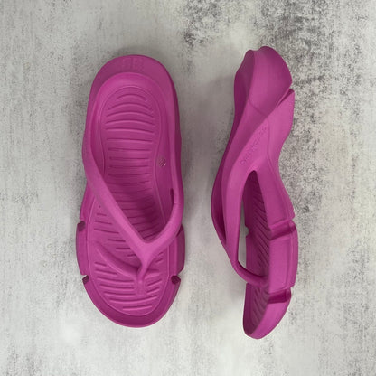 Balenciaga Mold Thong Flip-Flops "Magenta"