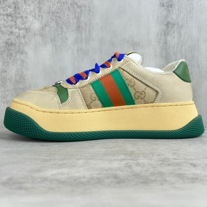 Gucci Screener Double "Beige-Green Monogram"
