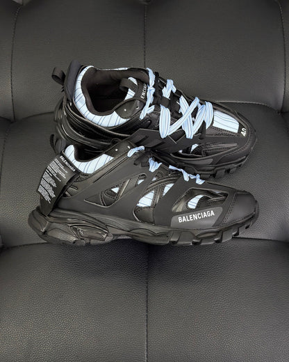 Balenciaga Track Shirt Sneaker "Black-Blue"