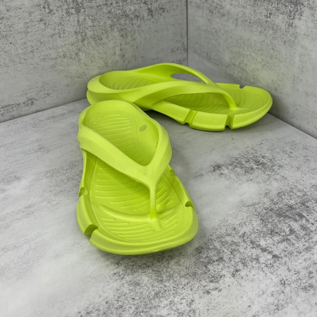 Balenciaga Mold Thong Flip-Flops "Lime"