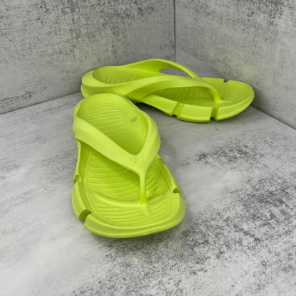 Balenciaga Mold Thong Flip-Flops "Lime"