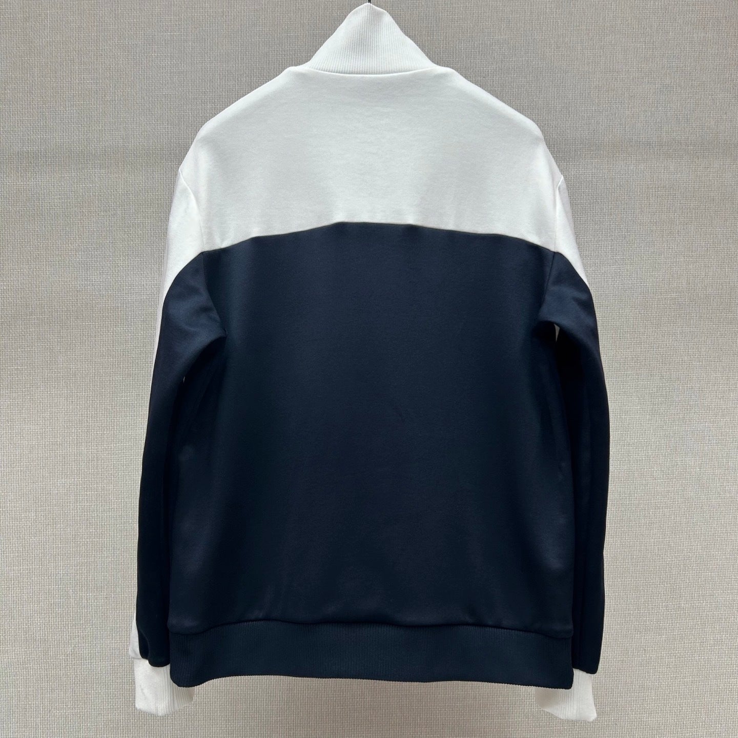 Gucci Technical Jersey Zip Jacket "Navy-White"