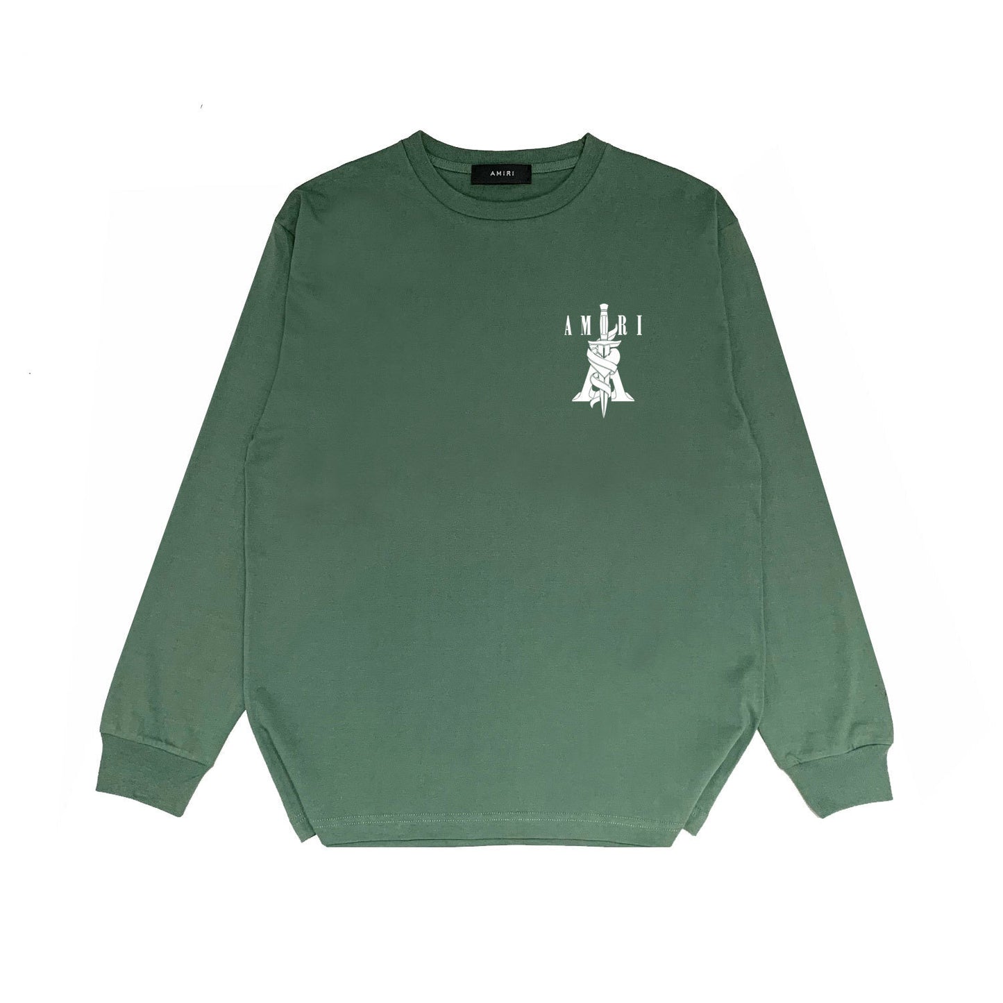 Amiri Dagger Sweatshirt "Green-White"