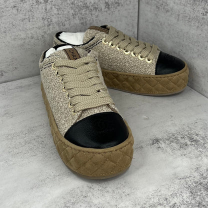 Chanel Tweed "Beige-Black"