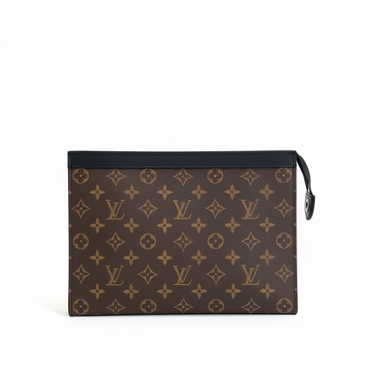 Louis Vuitton Pochette Voyage MM "Monogram Macassar Canvas"