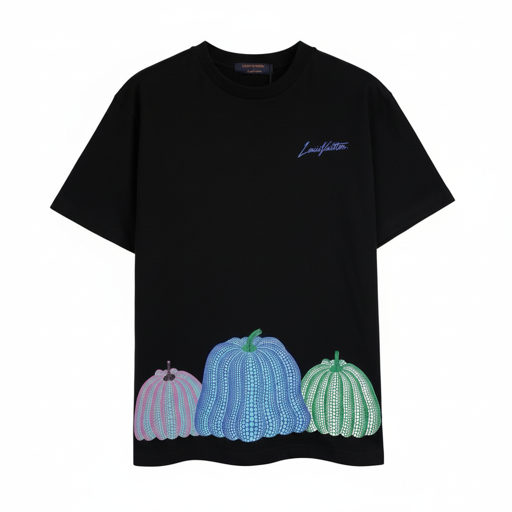 Louis Vuitton x Yayoi Kusama Pumkin Print T-Shirt "Black"