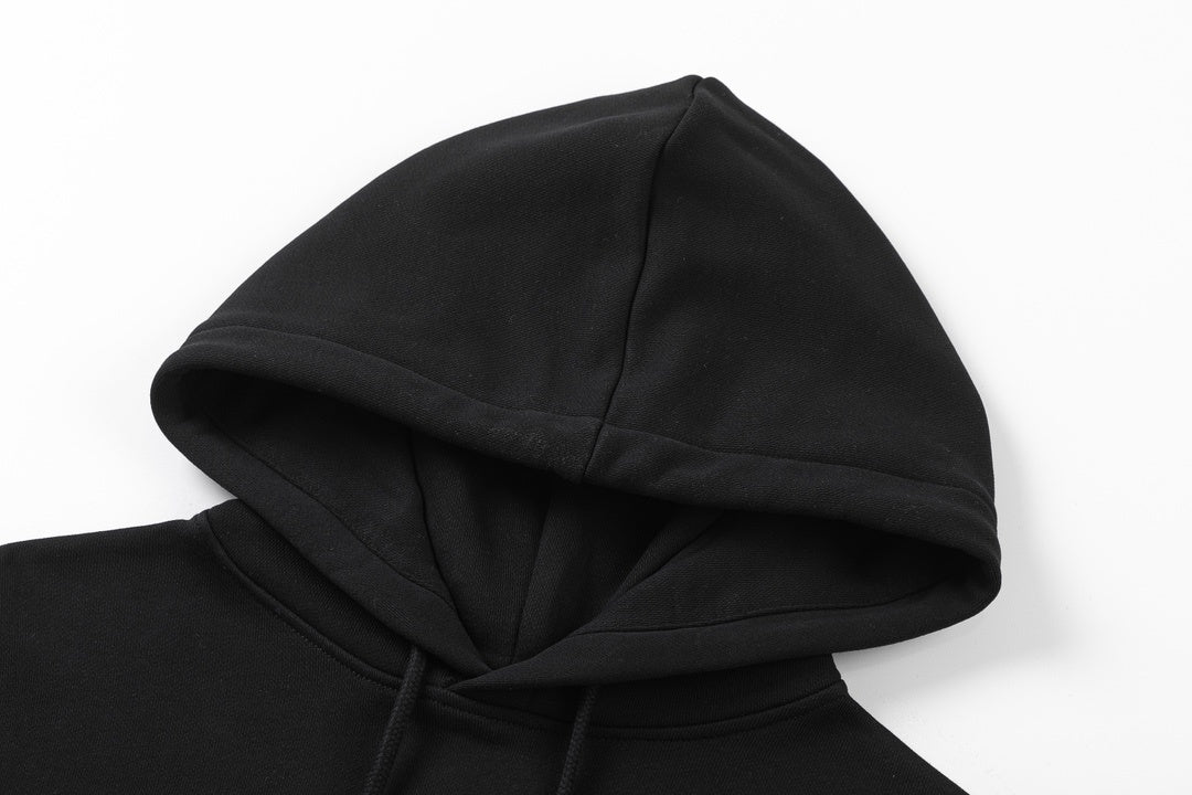 Louis Vuitton Monogram Circle Cut Hoodie "Black-White"