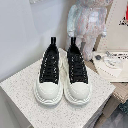 Alexander McQueen Tread Slick Low "Galaxy Black"