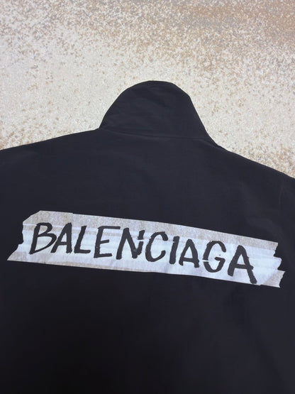 Balenciaga Masking Tape Tracksuit Jacket "Black"
