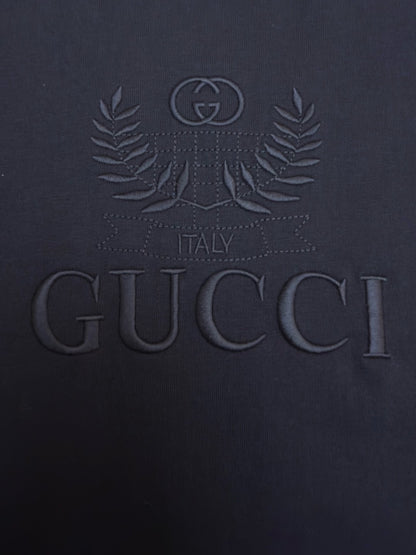 Gucci Cotton Jersey T-shirt with Embroidery "Black"