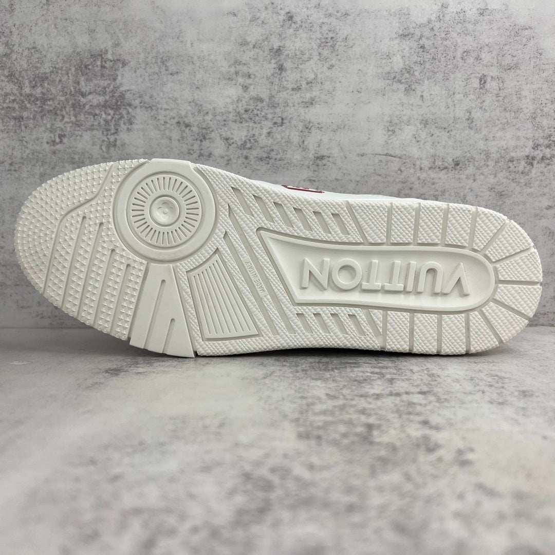 Louis Vuitton Trainers "White-Red Recycled"