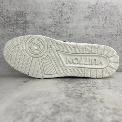 Louis Vuitton Trainers "White-Red Recycled"