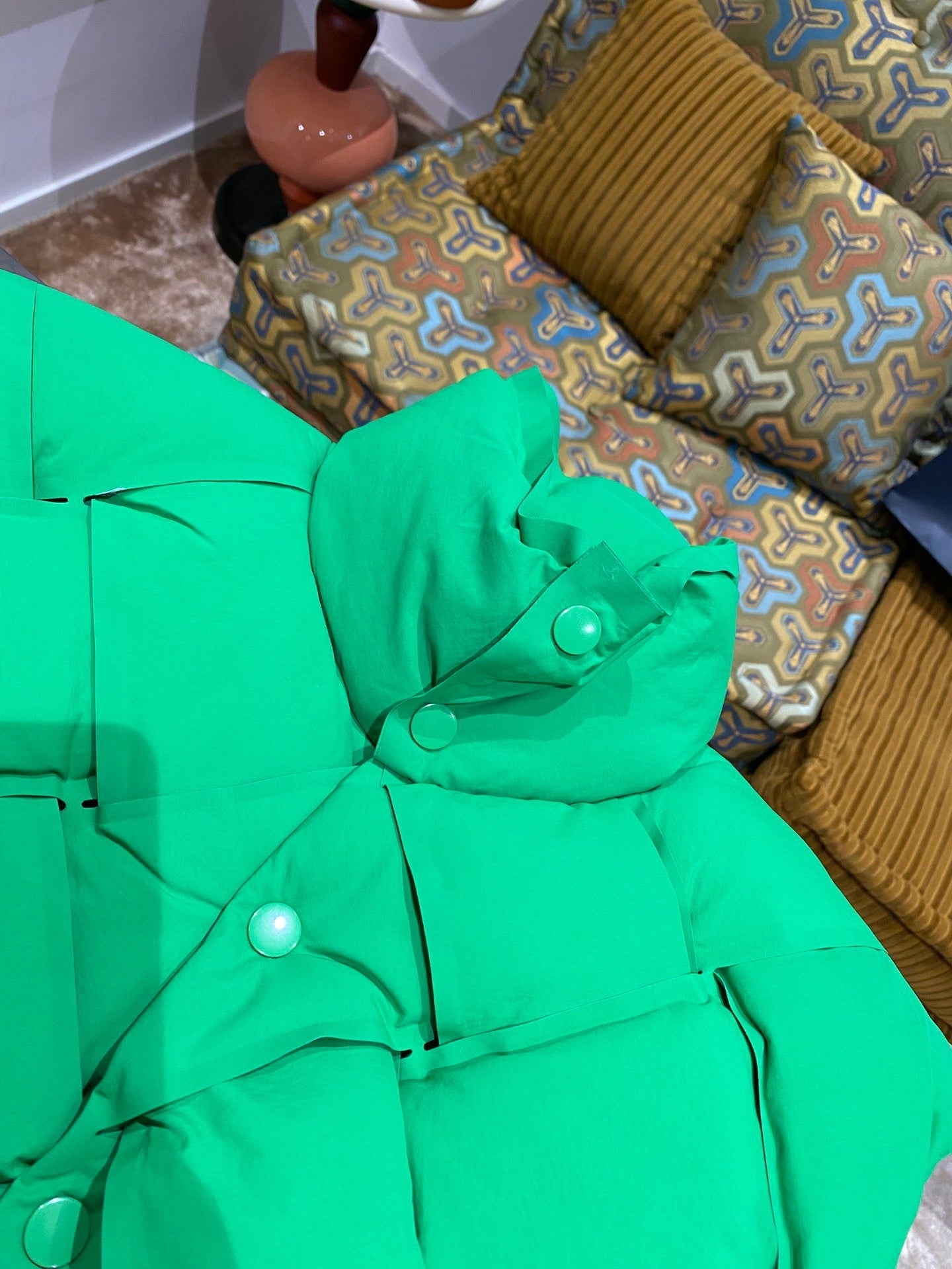 Bottega Veneta Intrecciato Padded Vest "Green"