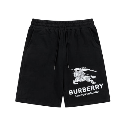 Burberry Logo Prints Shorts "Black"