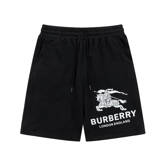 Burberry Logo Prints Shorts "Black"