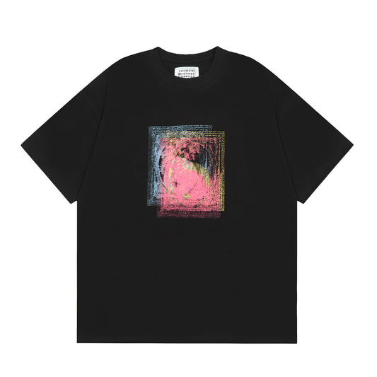 Maison Margiela French Terry Stamps T-Shirt "Black"