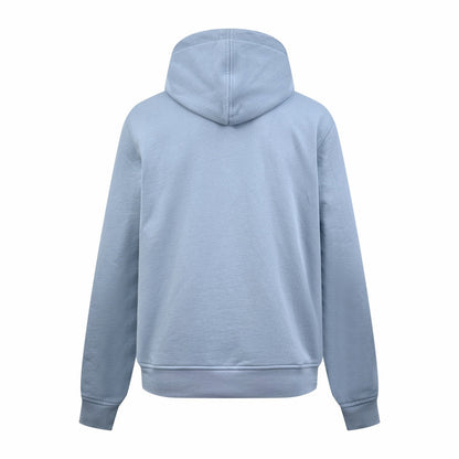 Ami Paris Zip-Up Hoodie "Sky Blue"