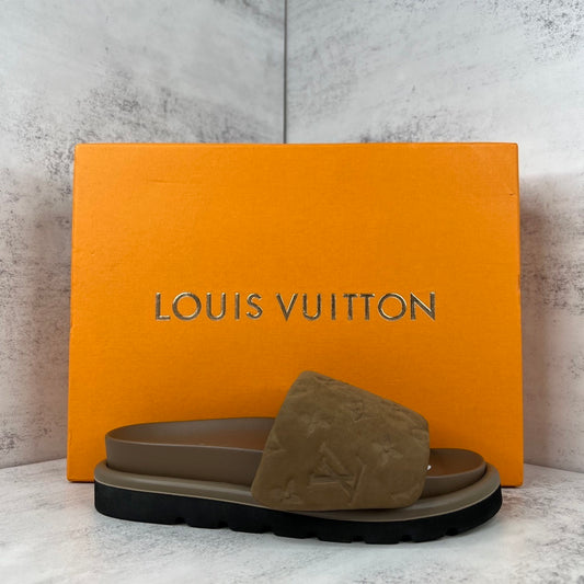 Louis Vuitton Slides "Brown-Black"