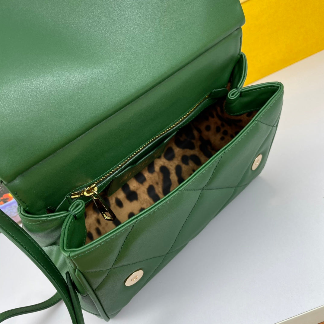 Dolce & Gabbana Sicily Quilted Leather Handbag