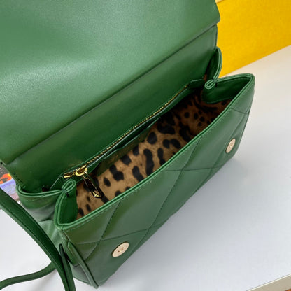 Dolce & Gabbana Sicily Quilted Leather Handbag