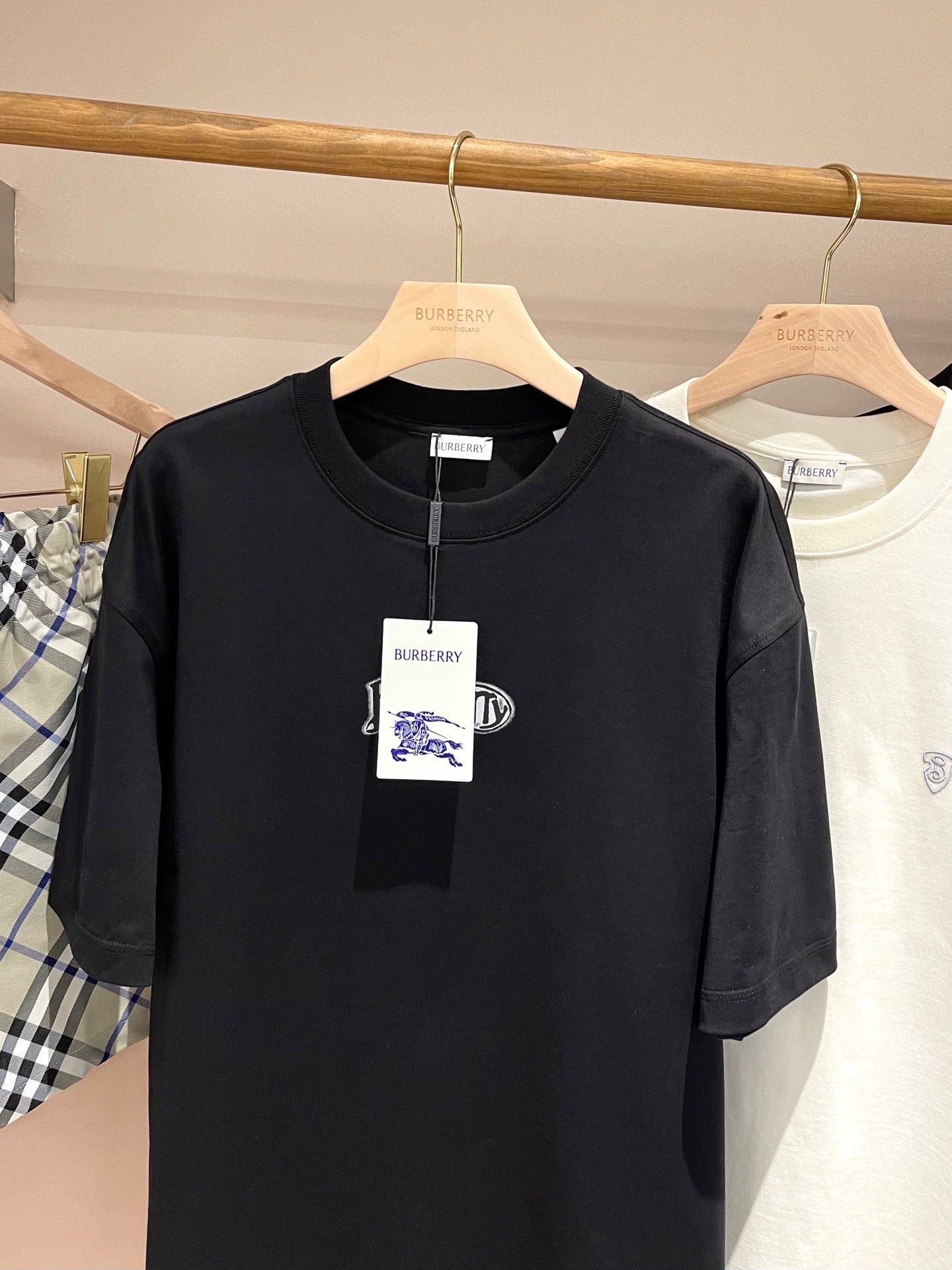 Burberry Logo Cotton T-Shirt "Black"