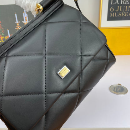 Dolce & Gabbana Sicily Quilted Leather Handbag