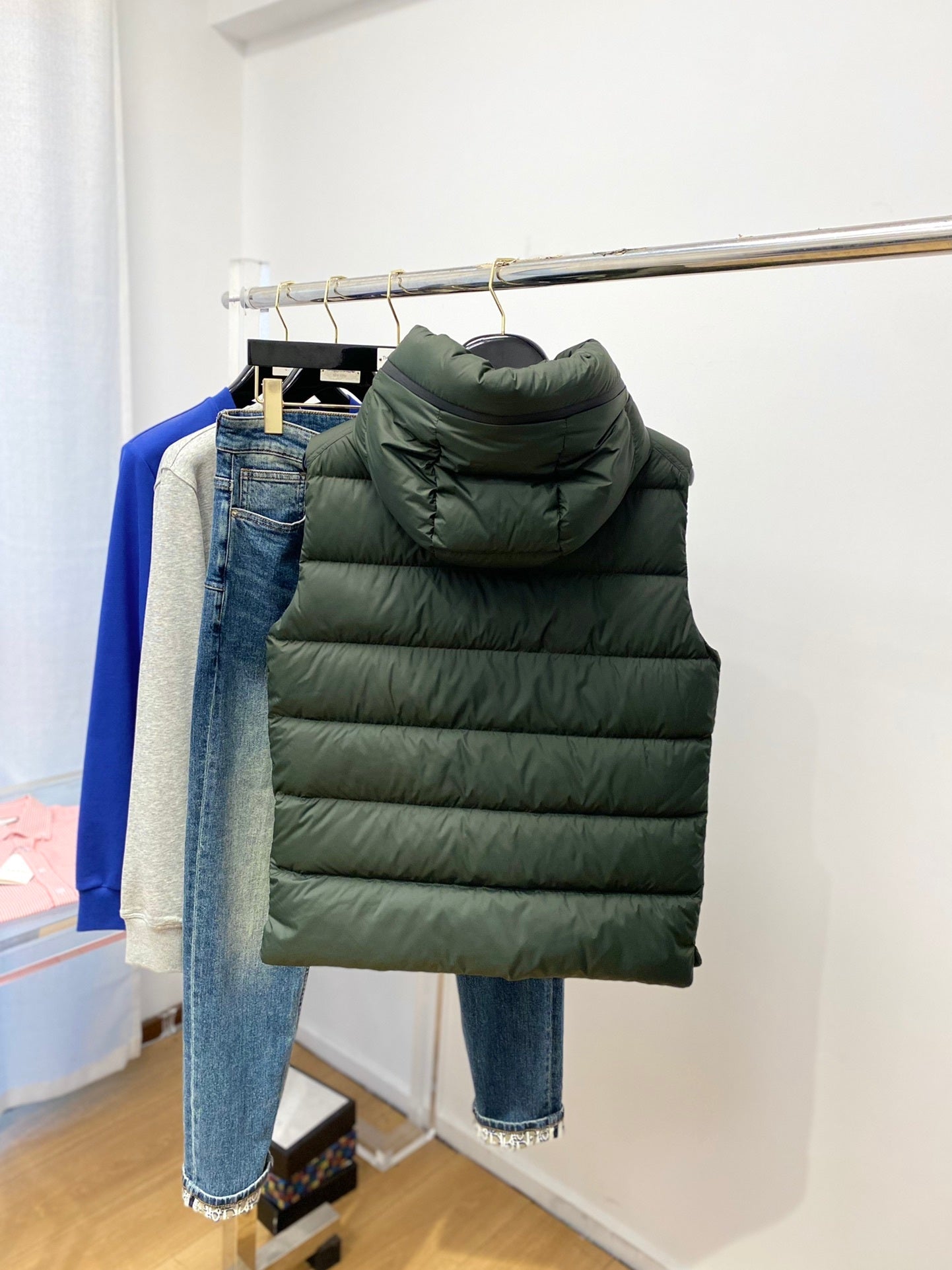 Moncler Cardamine Down Vest "Green"