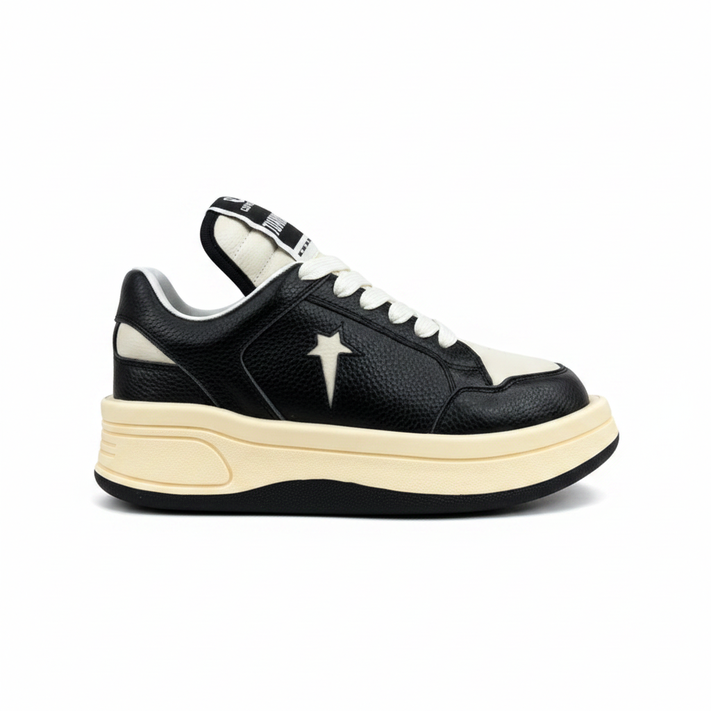 Rick Owens x Converse TURBOWPN Low "Black-White"
