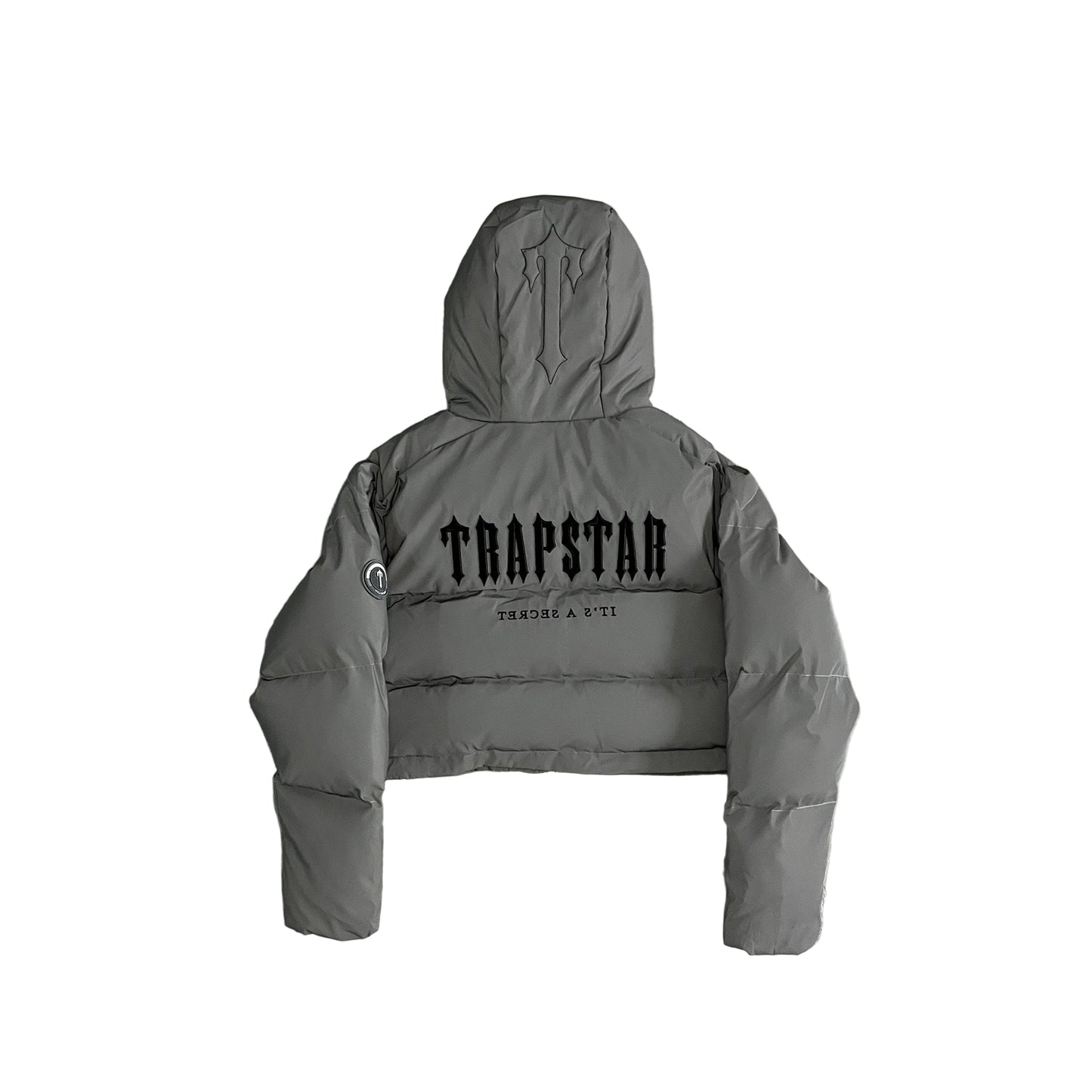 Trapstar Short Decoded Down Jacket "Reflective"
