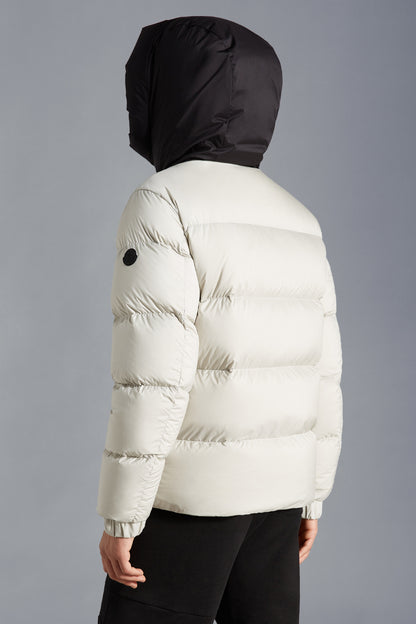 Moncler Madeira Hooded Down Jacket "White-Black"