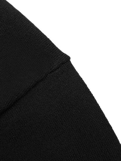 Gucci Fine Wool Polo T-Shirt "Black"