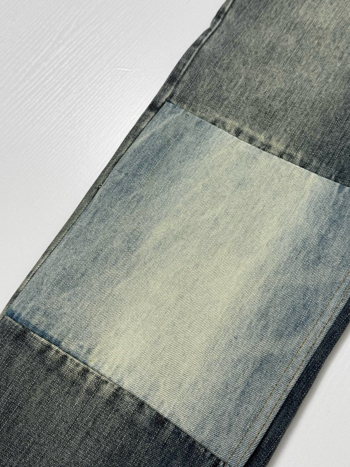 Dior Jeans with Patchwork Effect "Blue Cotton Twill"