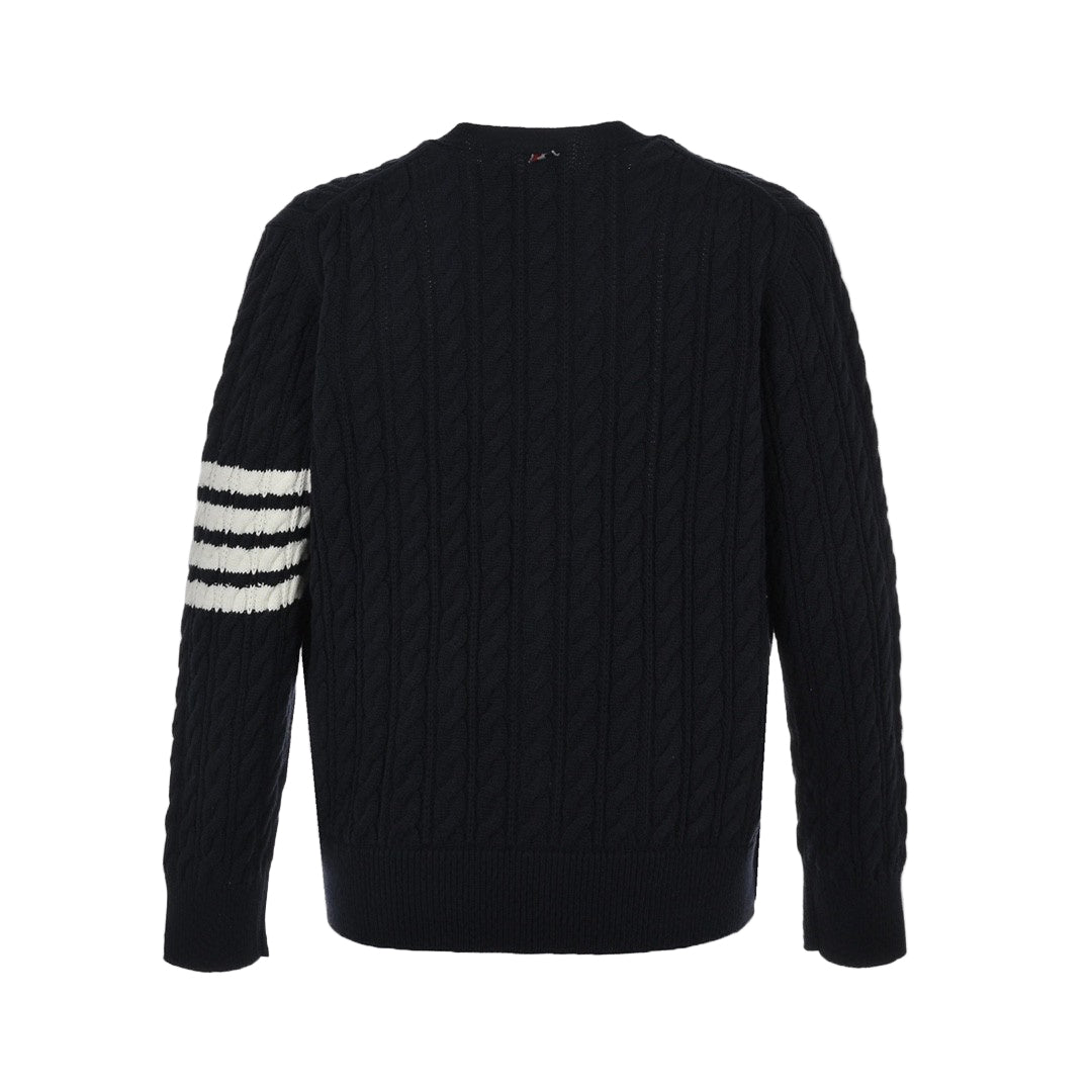 Thom Browne 4-Bar Cardigan "Black"