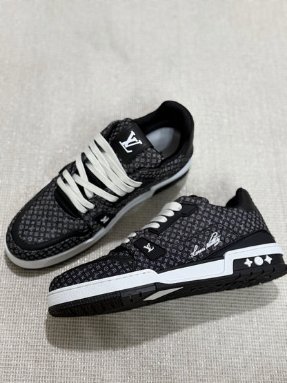 Louis Vuitton LV Trainer Sneaker "Black Denim"