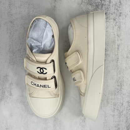 Chanel Double Strap "Beige"