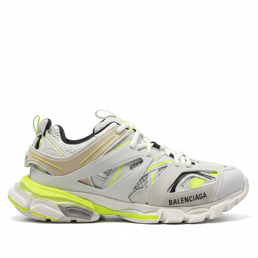 Balenciaga Track "Light Beige-Fluo Yellow"