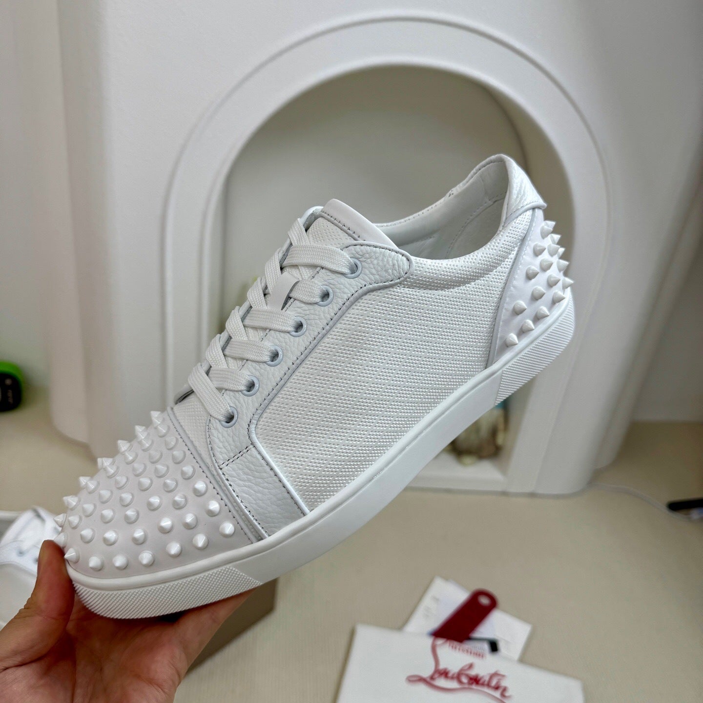 Christian Louboutin Seavaste 2 Orlato Flat "White"