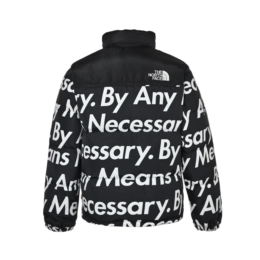 Supreme x The North Face Nuptse Down Jacket "Black-By Any Means"