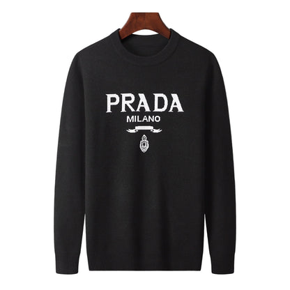 Prada Intarsia Sweater "Black"