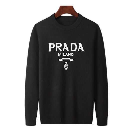 Prada Intarsia Sweater "Black"