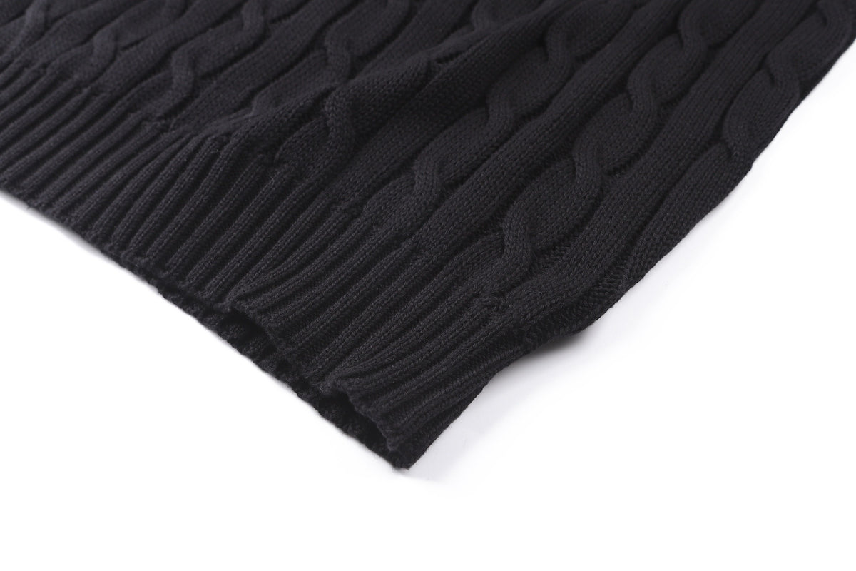 Prada Cotton Crew-neck Sweater "Black"