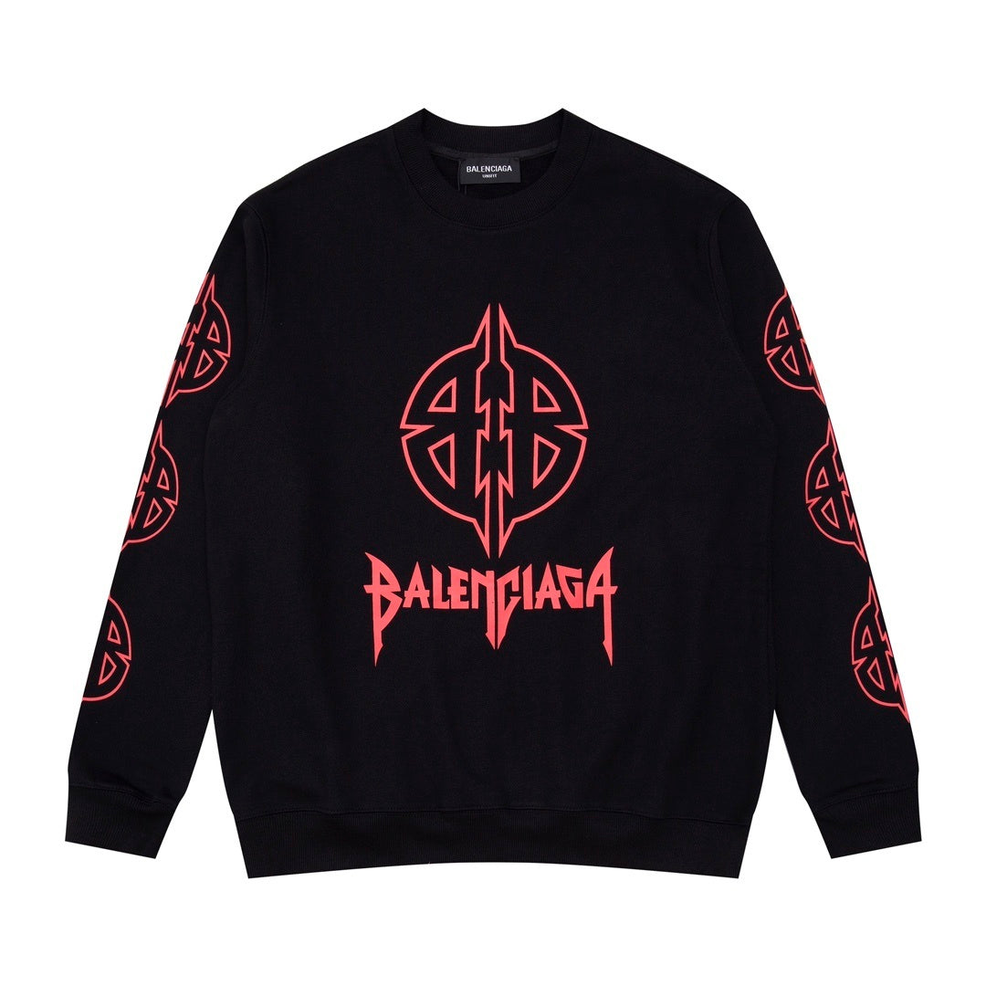 Balenciaga Sweatshirt "Black-Red"