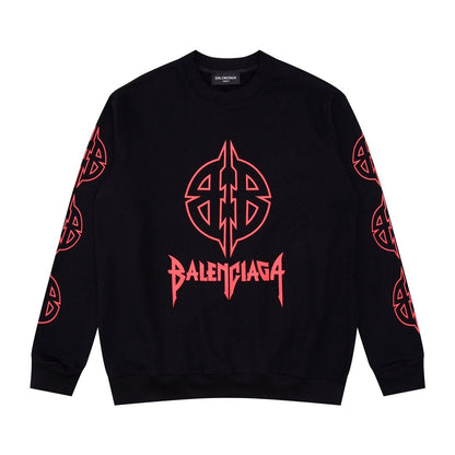 Balenciaga Sweatshirt "Black-Red"
