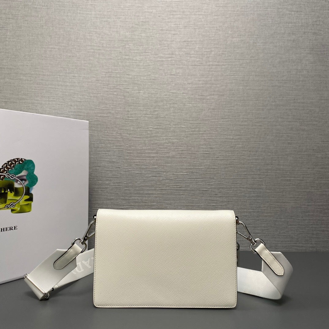 Prada Saffiano Leather Mini Envelope Bag
